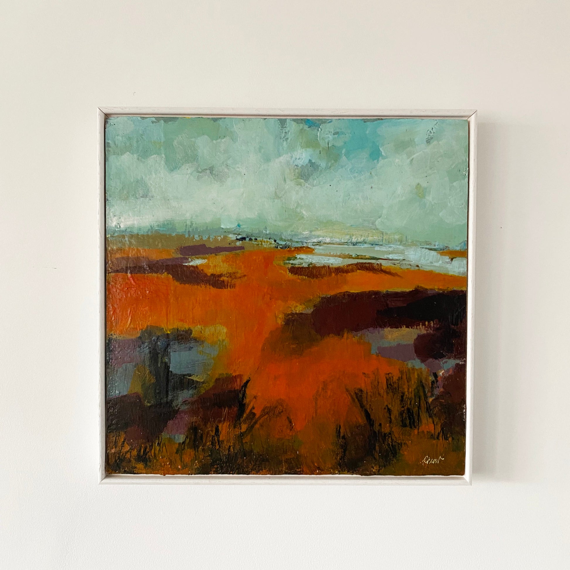 Mudeford in Dorset is a beatiful spor. This painting encapsulates the calm sense of space as you look out to sea.