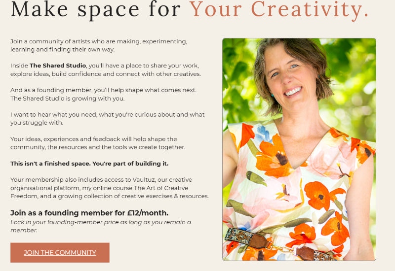 Join the Shared Studio a new online community for artists