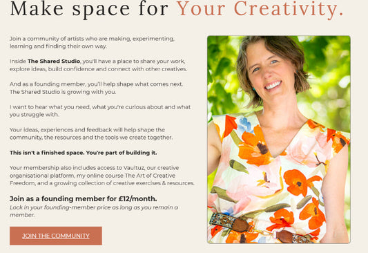 Join the Shared Studio a new online community for artists