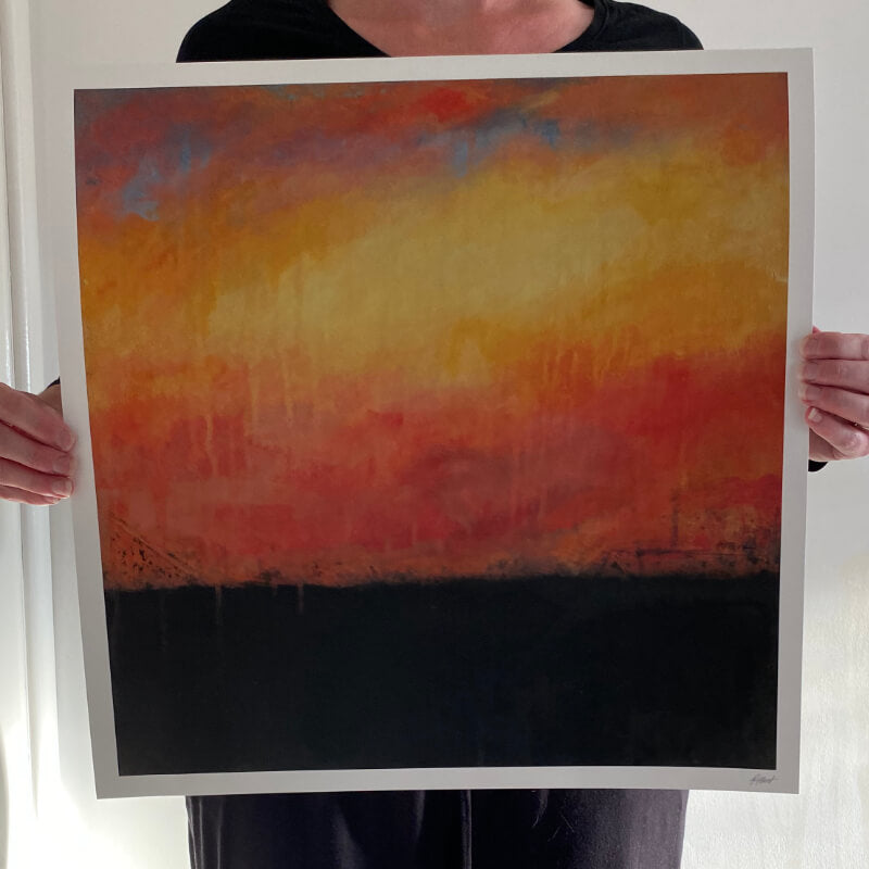 Amber Skies Sunset Print